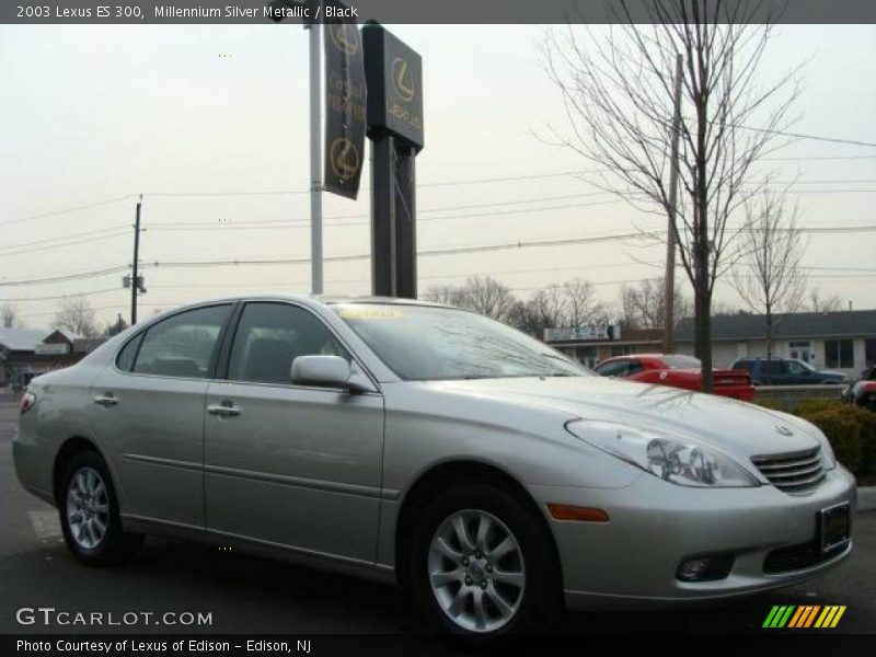 Millennium Silver Metallic / Black 2003 Lexus ES 300