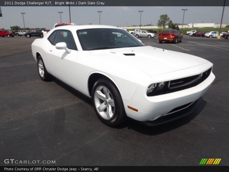Bright White / Dark Slate Gray 2011 Dodge Challenger R/T