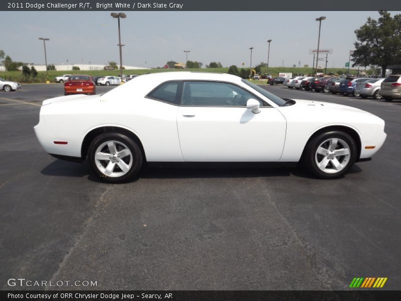 Bright White / Dark Slate Gray 2011 Dodge Challenger R/T