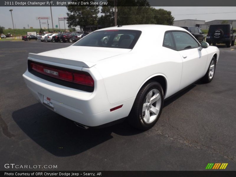 Bright White / Dark Slate Gray 2011 Dodge Challenger R/T