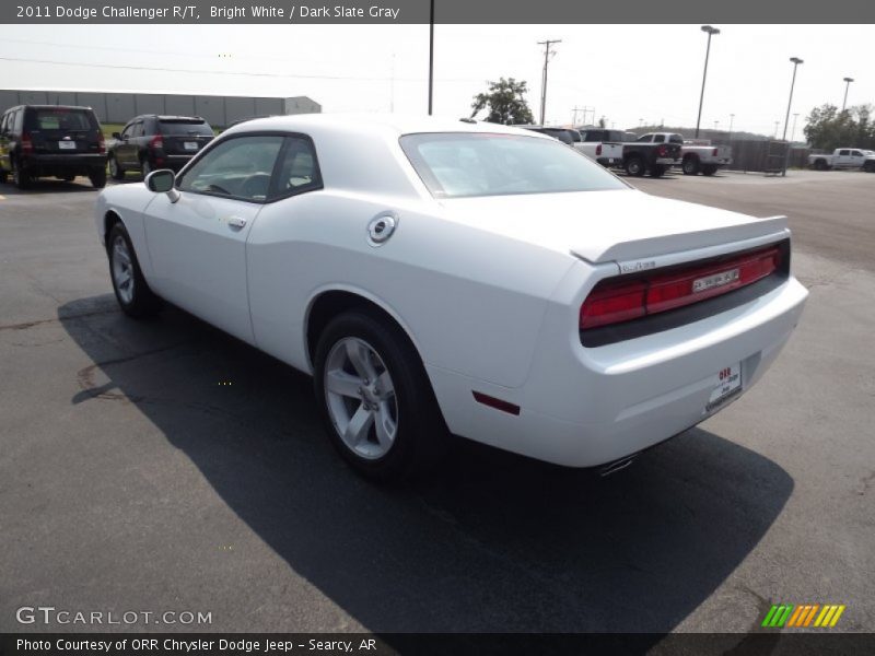 Bright White / Dark Slate Gray 2011 Dodge Challenger R/T