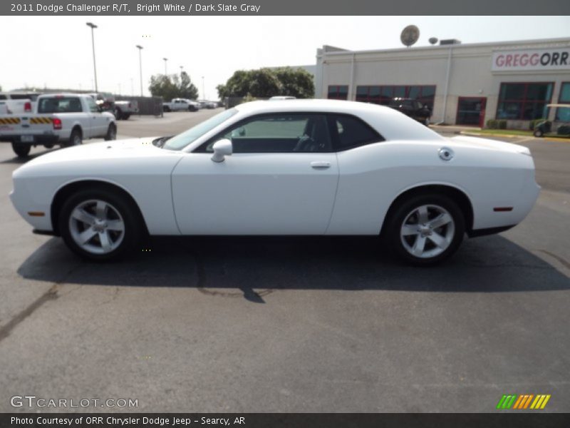 Bright White / Dark Slate Gray 2011 Dodge Challenger R/T