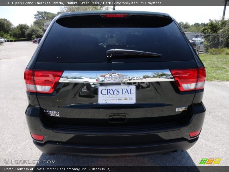 Natural Green Pearl / Dark Graystone/Medium Graystone 2011 Jeep Grand Cherokee Laredo