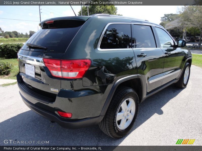 Natural Green Pearl / Dark Graystone/Medium Graystone 2011 Jeep Grand Cherokee Laredo