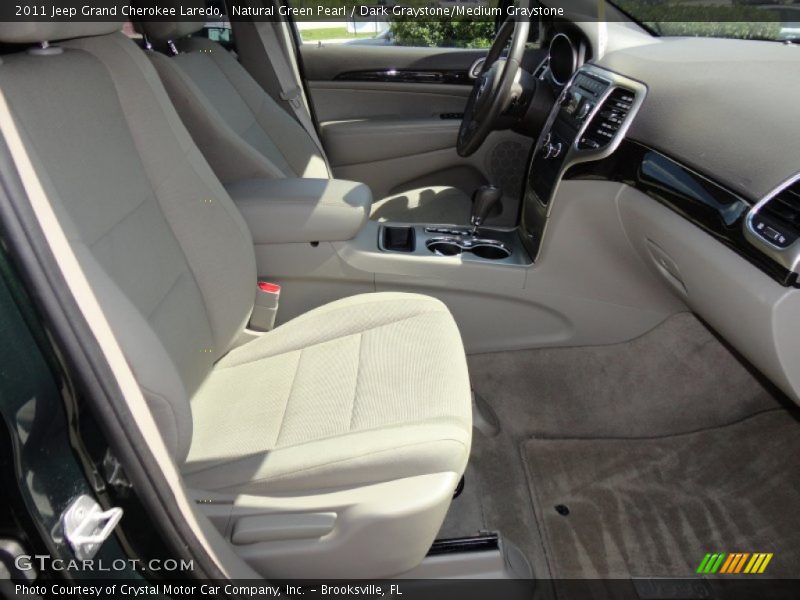 Natural Green Pearl / Dark Graystone/Medium Graystone 2011 Jeep Grand Cherokee Laredo
