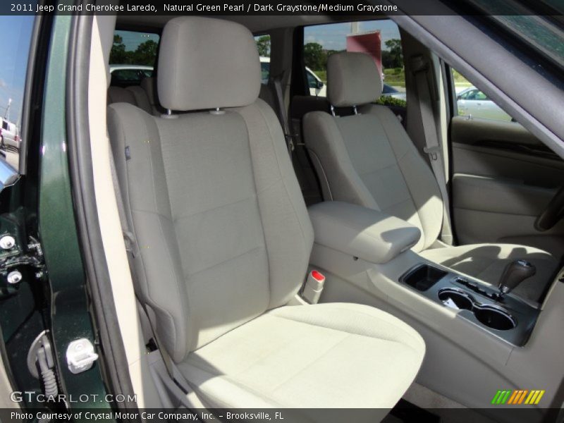 Natural Green Pearl / Dark Graystone/Medium Graystone 2011 Jeep Grand Cherokee Laredo