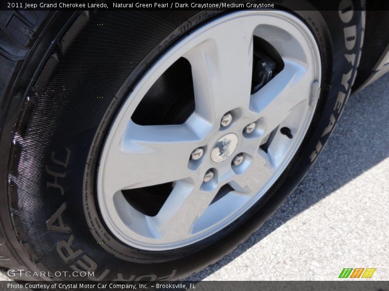 Natural Green Pearl / Dark Graystone/Medium Graystone 2011 Jeep Grand Cherokee Laredo
