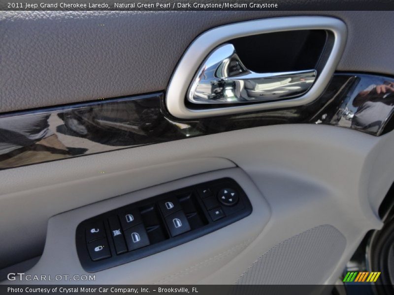 Natural Green Pearl / Dark Graystone/Medium Graystone 2011 Jeep Grand Cherokee Laredo