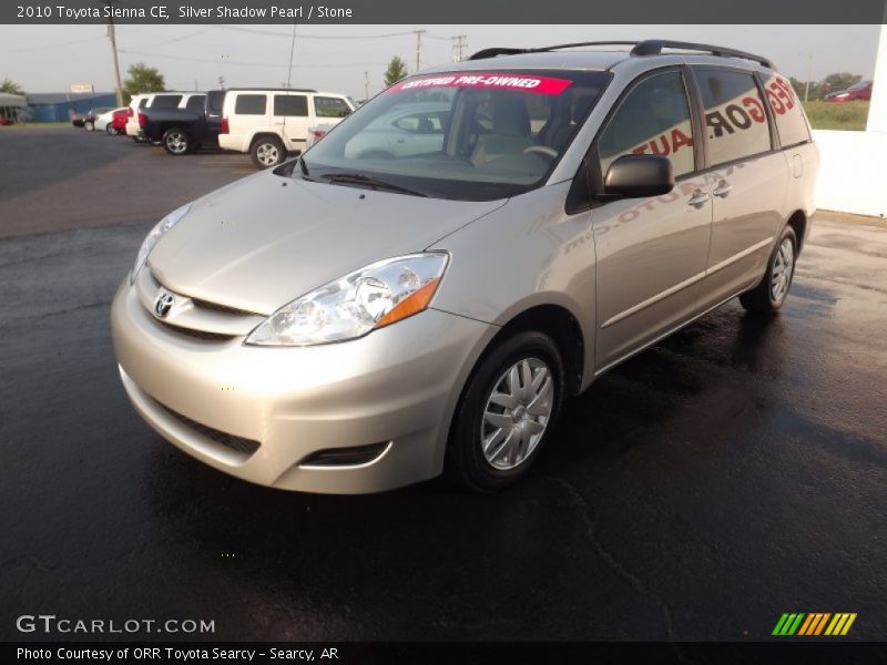 Silver Shadow Pearl / Stone 2010 Toyota Sienna CE