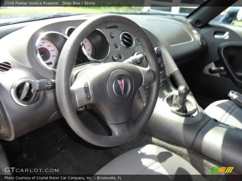 Deep Blue / Ebony 2008 Pontiac Solstice Roadster