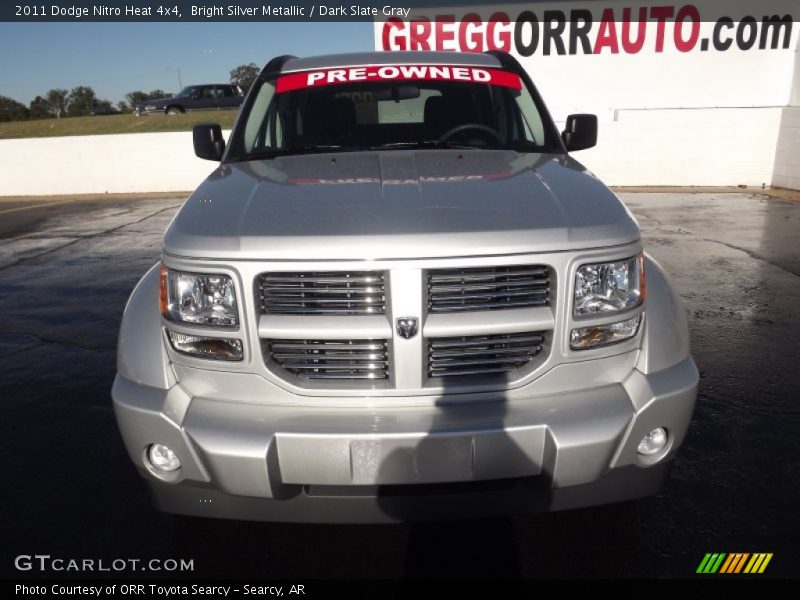 Bright Silver Metallic / Dark Slate Gray 2011 Dodge Nitro Heat 4x4