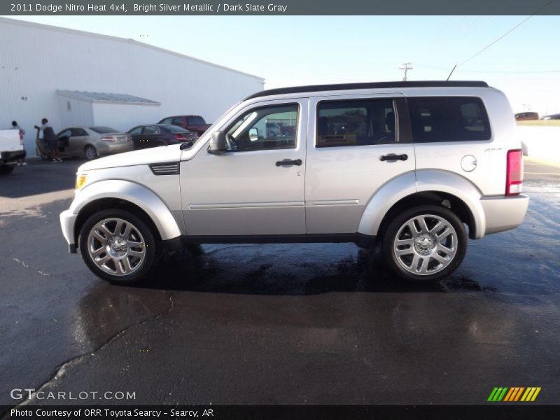 Bright Silver Metallic / Dark Slate Gray 2011 Dodge Nitro Heat 4x4