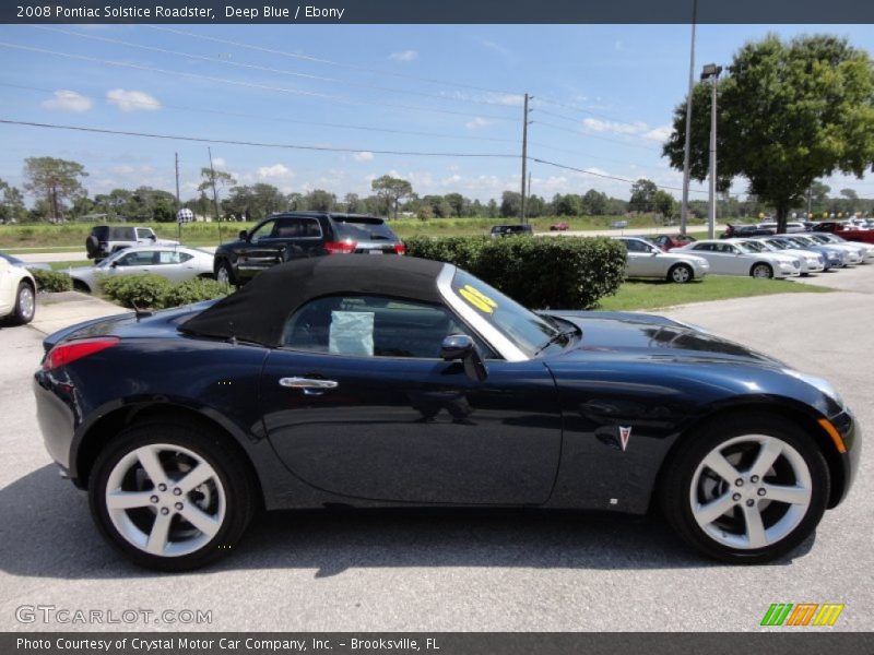 Deep Blue / Ebony 2008 Pontiac Solstice Roadster