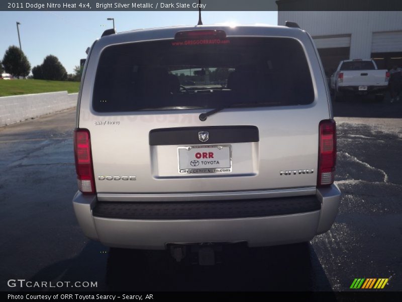 Bright Silver Metallic / Dark Slate Gray 2011 Dodge Nitro Heat 4x4