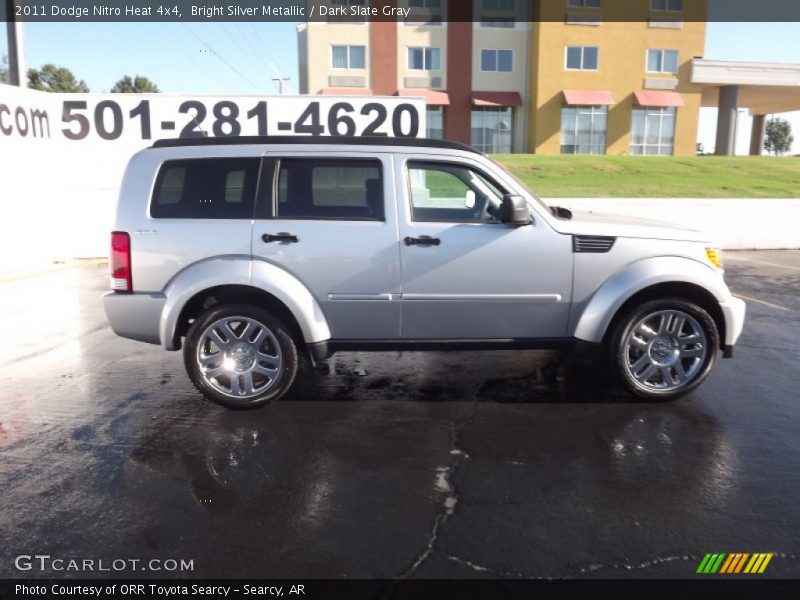 Bright Silver Metallic / Dark Slate Gray 2011 Dodge Nitro Heat 4x4