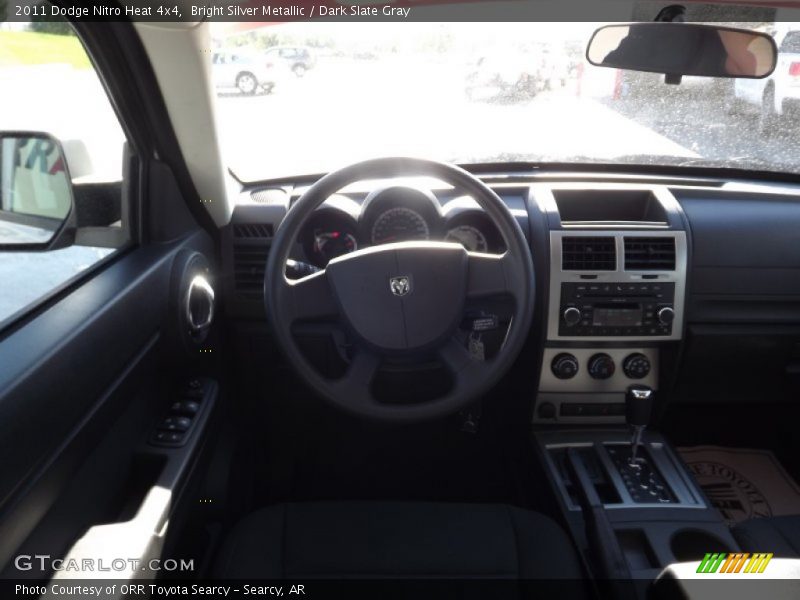 Bright Silver Metallic / Dark Slate Gray 2011 Dodge Nitro Heat 4x4