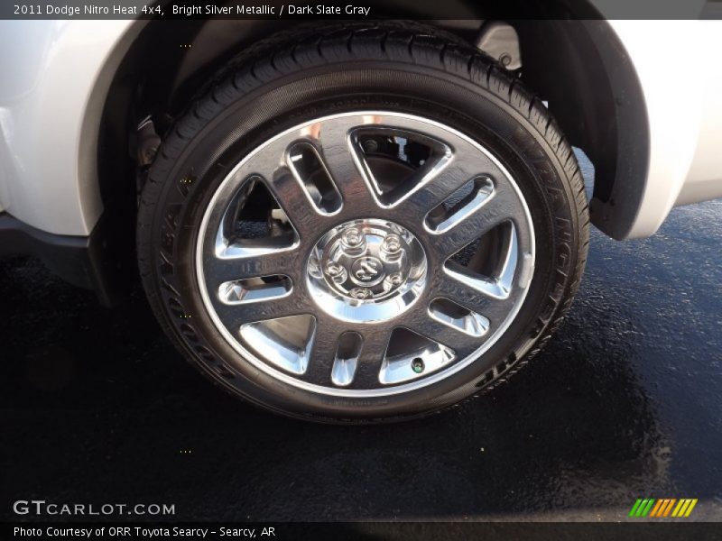 Bright Silver Metallic / Dark Slate Gray 2011 Dodge Nitro Heat 4x4