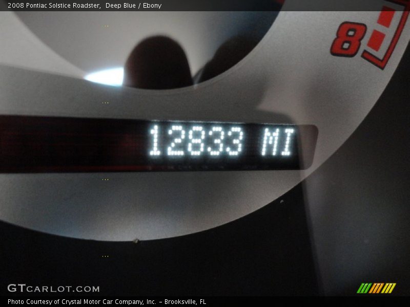 Deep Blue / Ebony 2008 Pontiac Solstice Roadster