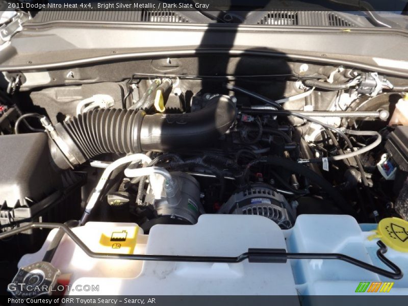 Bright Silver Metallic / Dark Slate Gray 2011 Dodge Nitro Heat 4x4