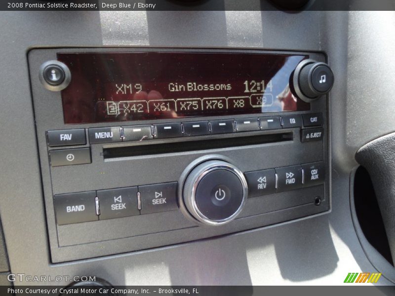 Deep Blue / Ebony 2008 Pontiac Solstice Roadster