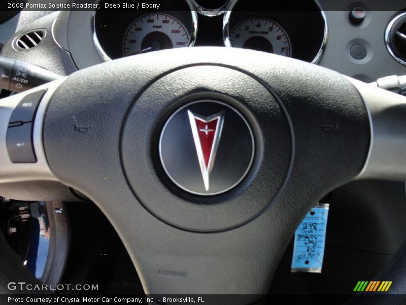 Deep Blue / Ebony 2008 Pontiac Solstice Roadster