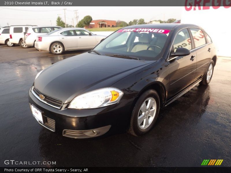 Black / Gray 2010 Chevrolet Impala LT