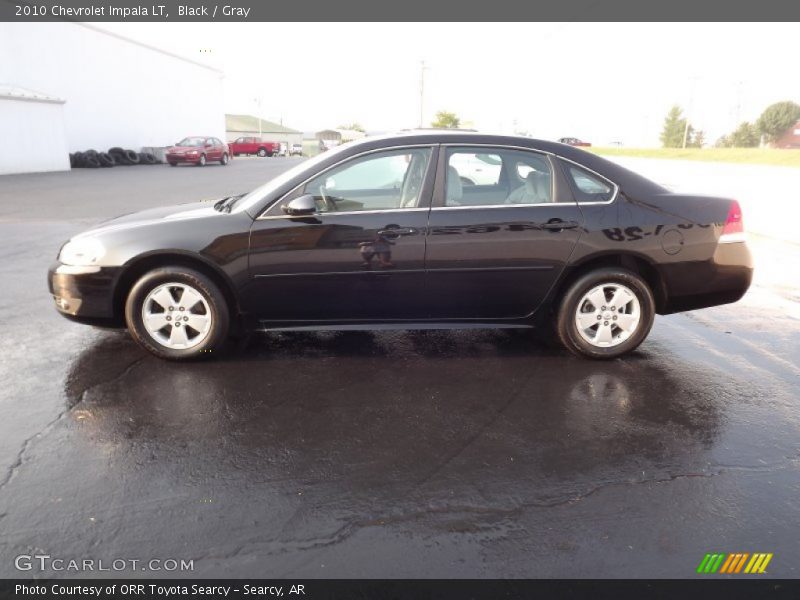 Black / Gray 2010 Chevrolet Impala LT