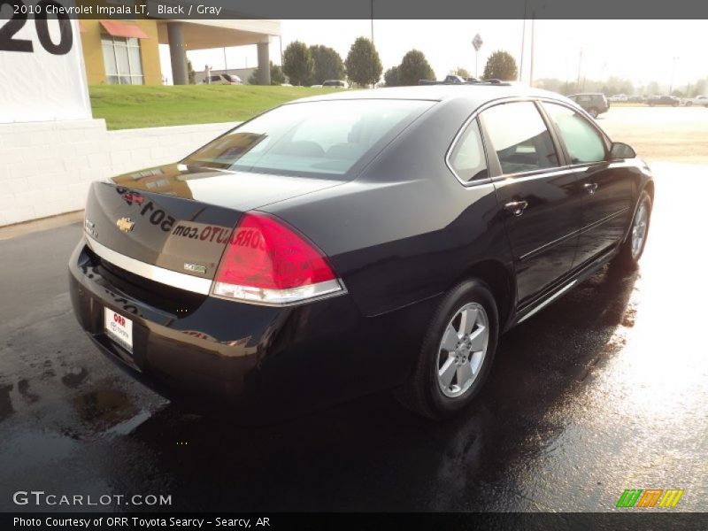 Black / Gray 2010 Chevrolet Impala LT