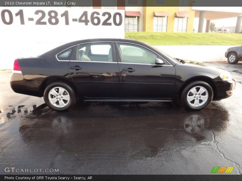 Black / Gray 2010 Chevrolet Impala LT