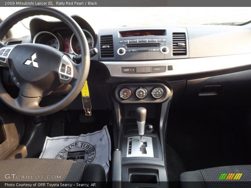 Rally Red Pearl / Black 2009 Mitsubishi Lancer ES