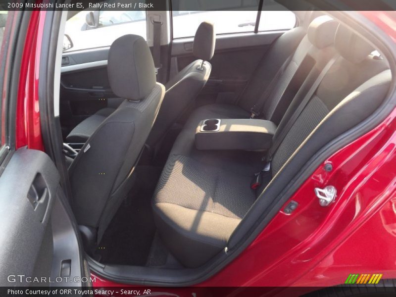 Rally Red Pearl / Black 2009 Mitsubishi Lancer ES
