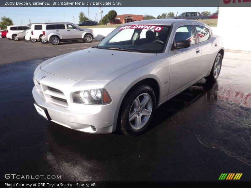 Bright Silver Metallic / Dark Slate Gray 2008 Dodge Charger SE