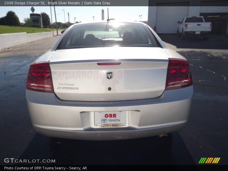 Bright Silver Metallic / Dark Slate Gray 2008 Dodge Charger SE