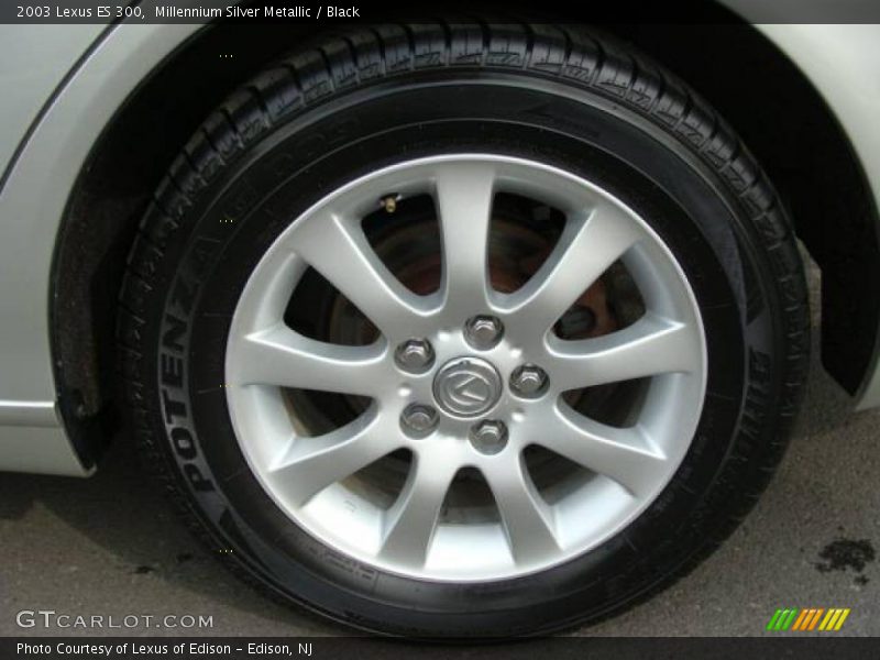 Millennium Silver Metallic / Black 2003 Lexus ES 300
