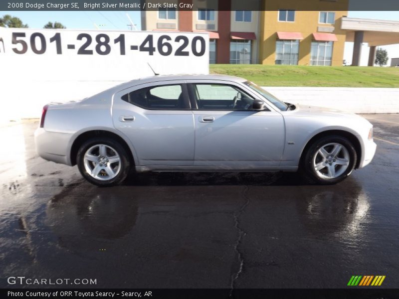 Bright Silver Metallic / Dark Slate Gray 2008 Dodge Charger SE