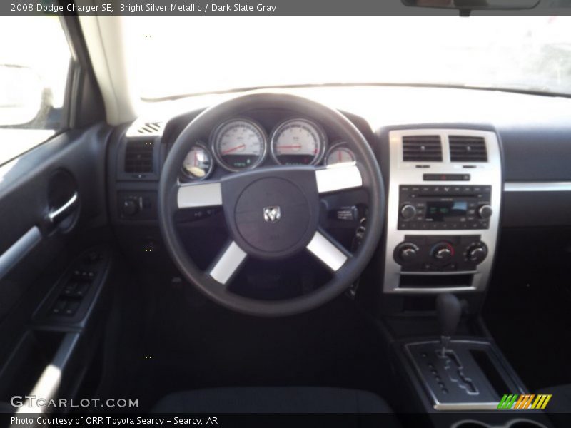 Bright Silver Metallic / Dark Slate Gray 2008 Dodge Charger SE