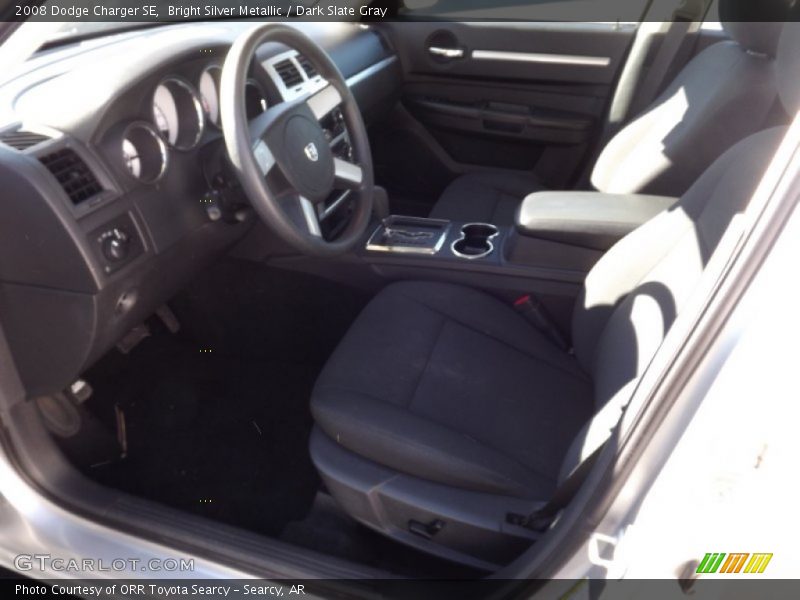Bright Silver Metallic / Dark Slate Gray 2008 Dodge Charger SE