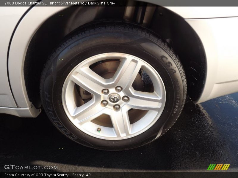 Bright Silver Metallic / Dark Slate Gray 2008 Dodge Charger SE