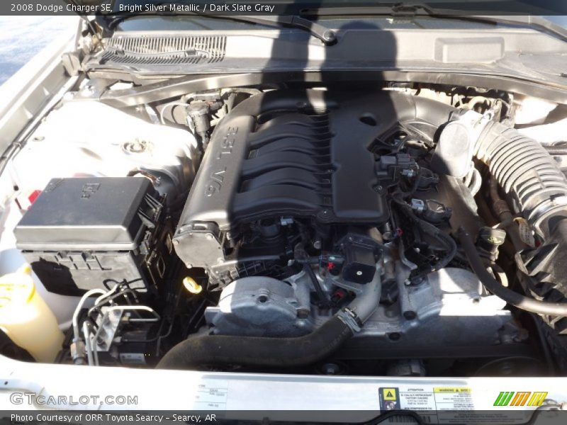 Bright Silver Metallic / Dark Slate Gray 2008 Dodge Charger SE