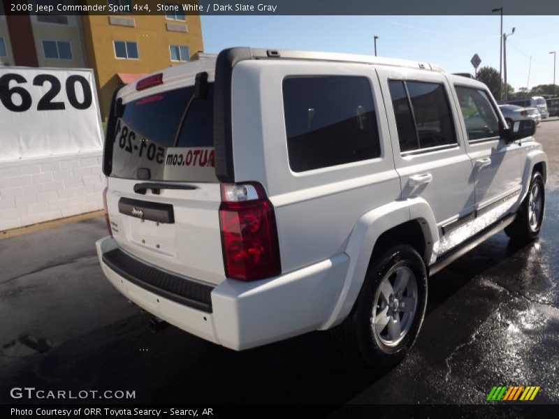 Stone White / Dark Slate Gray 2008 Jeep Commander Sport 4x4