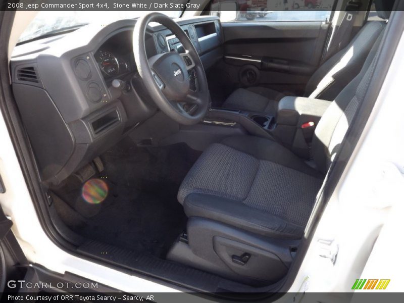 Stone White / Dark Slate Gray 2008 Jeep Commander Sport 4x4