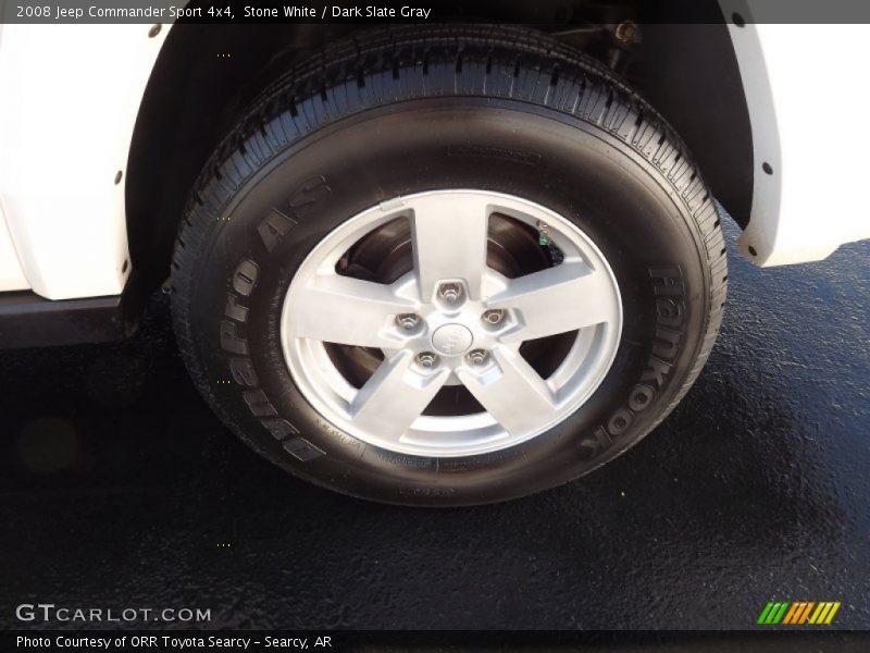 Stone White / Dark Slate Gray 2008 Jeep Commander Sport 4x4