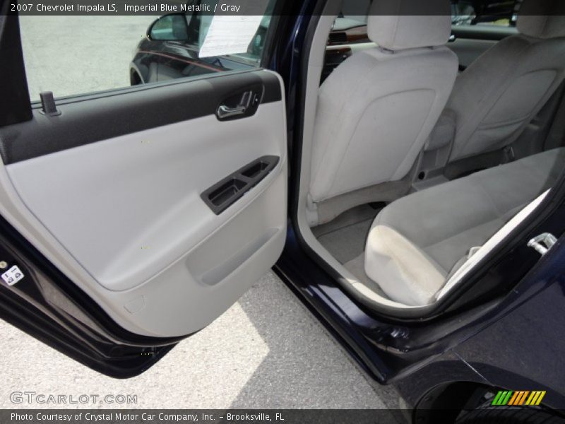 Imperial Blue Metallic / Gray 2007 Chevrolet Impala LS