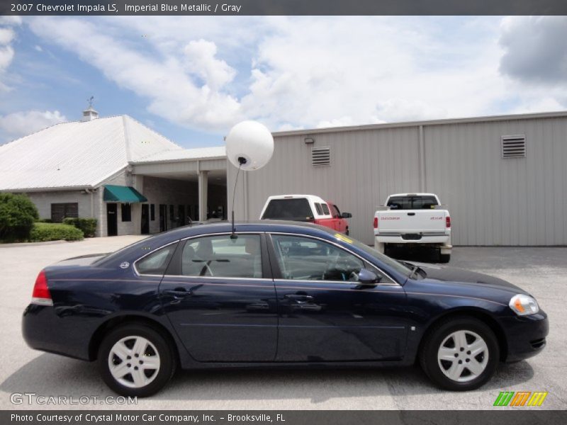 Imperial Blue Metallic / Gray 2007 Chevrolet Impala LS
