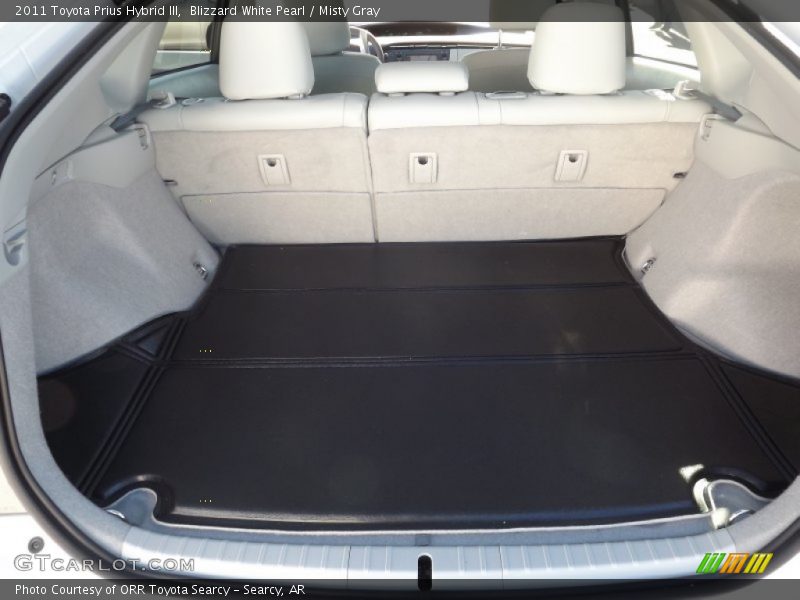 Blizzard White Pearl / Misty Gray 2011 Toyota Prius Hybrid III