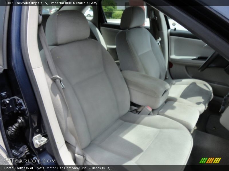 Imperial Blue Metallic / Gray 2007 Chevrolet Impala LS
