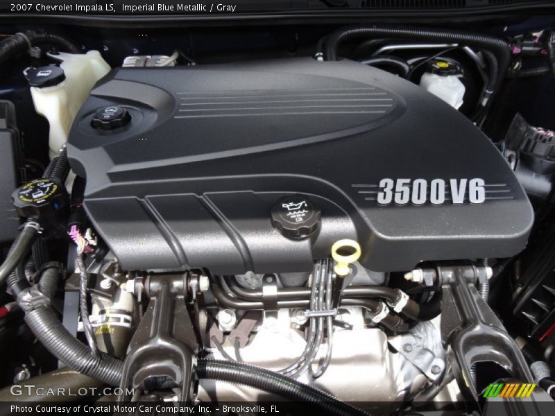 Imperial Blue Metallic / Gray 2007 Chevrolet Impala LS