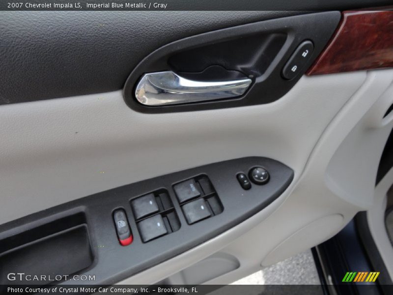 Imperial Blue Metallic / Gray 2007 Chevrolet Impala LS