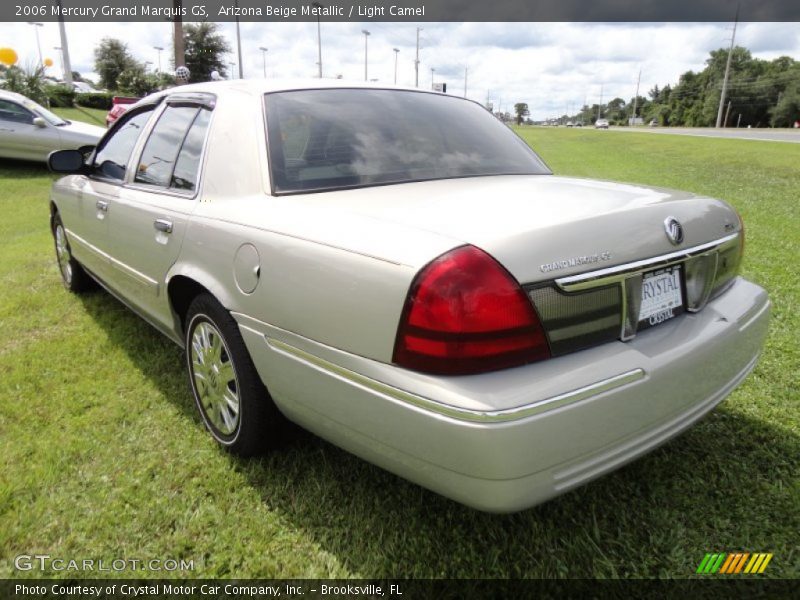 Arizona Beige Metallic / Light Camel 2006 Mercury Grand Marquis GS
