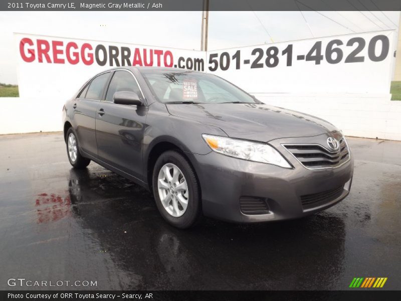 Magnetic Gray Metallic / Ash 2011 Toyota Camry LE